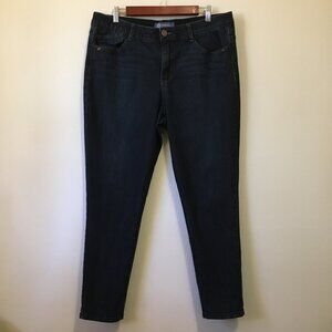 Democracy Dark Blue Denim 'Ab'solution Stretchy Banded Waist Jeans